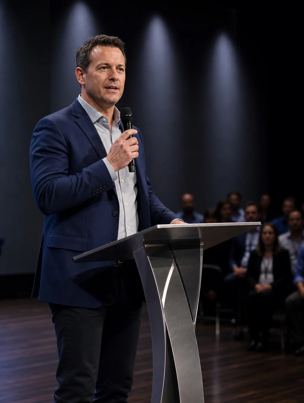 Author and speaker sharing a message of hope