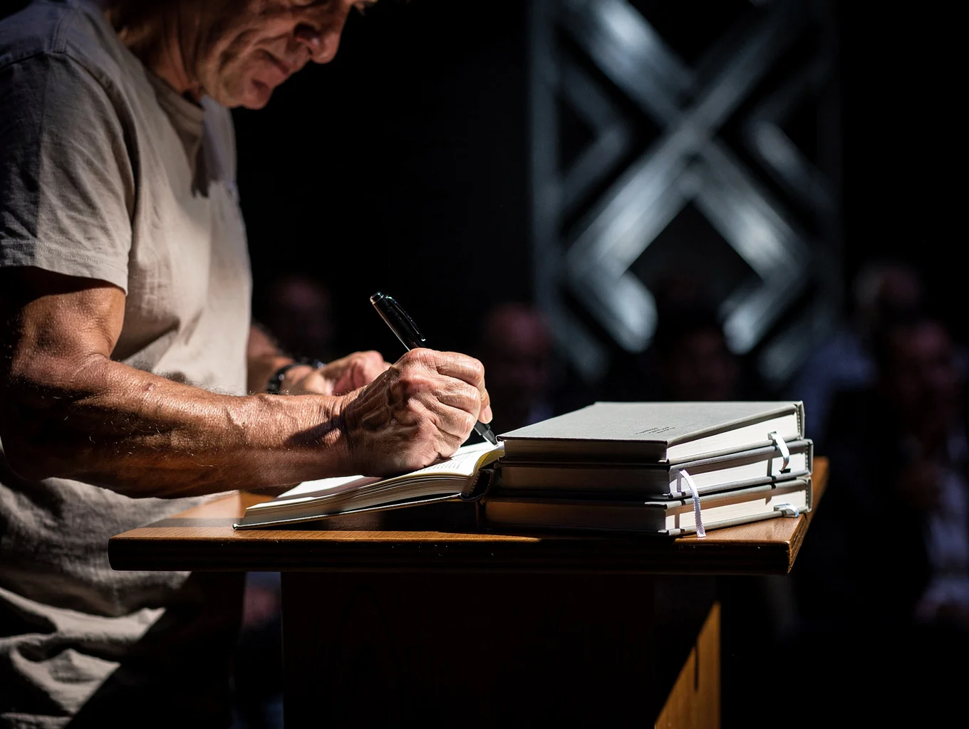Author book signing event